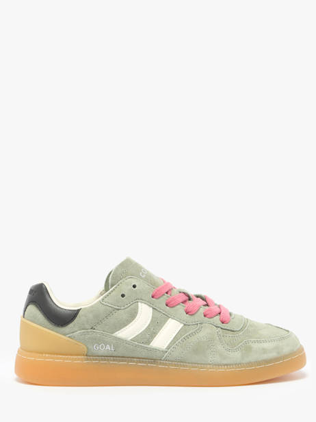 Sneakers Goal In Leather Coolway Green women 7603146