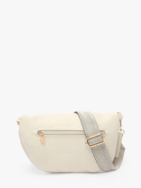Sac Banane Lulu castagnette Beige zip YSALINE vue secondaire 4