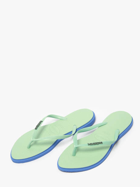 Tongs Havaianas Vert accessoires 4149584F vue secondaire 2