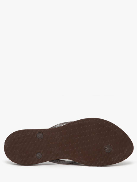 Tongs Havaianas Marron accessoires 4149584F vue secondaire 4