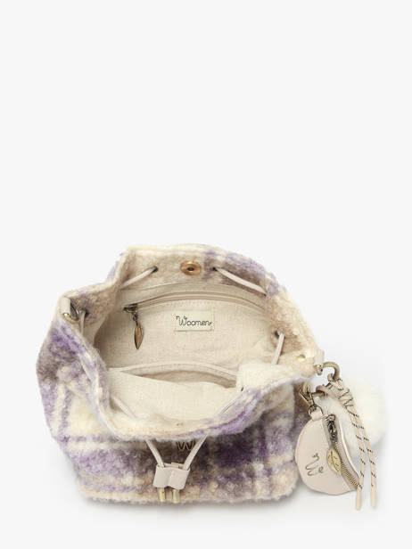 Sac Bandoulière Alyssum Woomen Violet alyssum WALS06 vue secondaire 3