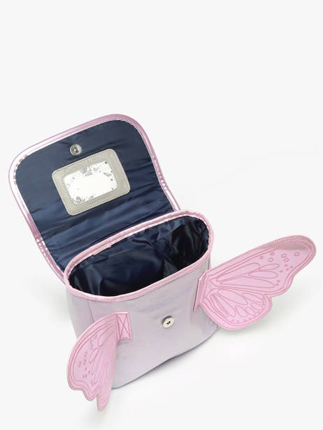 Mini Sac à Dos Caramel et cie Violet family FA vue secondaire 2