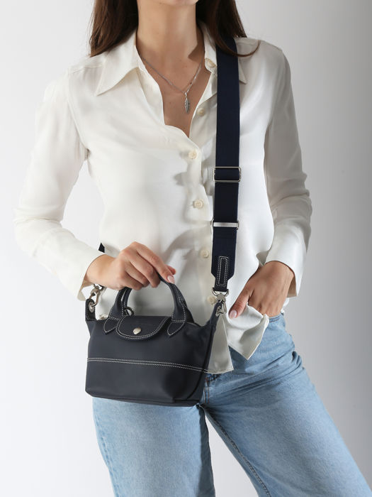 Longchamp Le pliage xtra animation ecuss Sacs porté main Bleu