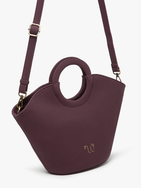 Sac à Main M Neflier Woomen Violet neflier WNEF01 vue secondaire 3