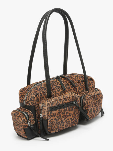 Sac Porté épaule 90's Cuir Paul marius Noir 90's BASLE90S vue secondaire 2