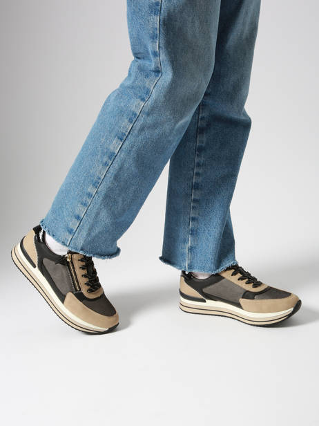 Sneakers Remonte Beige women 4 vue secondaire 1