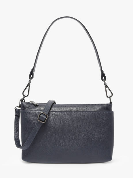 Sac Bandoulière Caviar Cuir Milano Bleu caviar CA25066