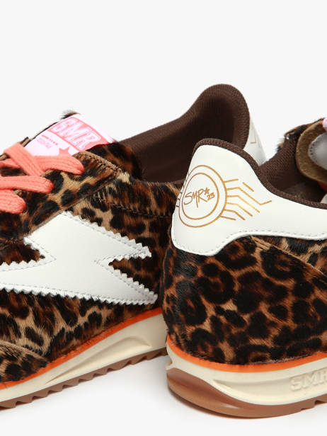 Sneakers Joyce En Cuir Semerdjian Marron accessoires JOYCE vue secondaire 3