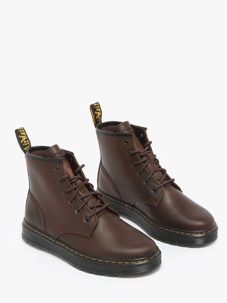 Bottines Brookline Chukka En Cuir Dr martens Marron men 41681200 vue secondaire 1