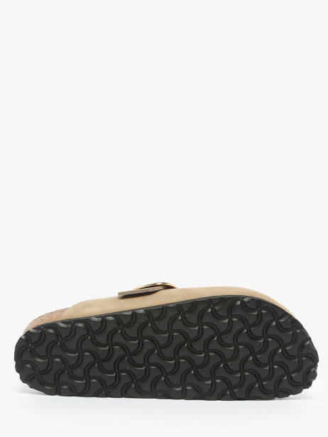 Mules Boston Big Buckle En Cuir Birkenstock Beige women 1030425 vue secondaire 5