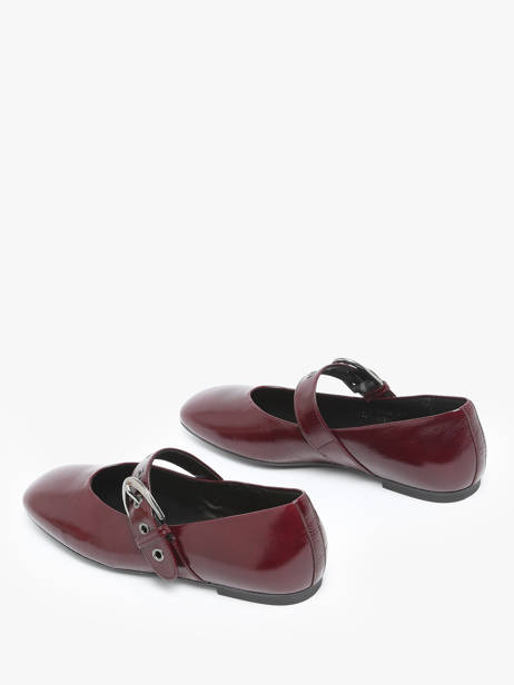 Ballerines En Cuir Gabor Rouge women 25 vue secondaire 3