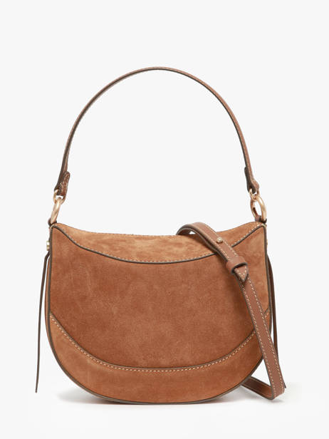 Sac Bandoulière Daily Cuir Vanessa bruno Marron daily 29V40871 vue secondaire 4