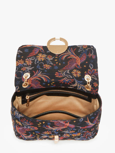 Sac Bandoulière Moon Coton Vanessa bruno Noir moon 4V40533 vue secondaire 3