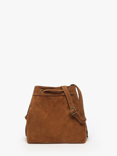 Sac Bandoulière Velvet Cuir Milano Marron velvet VE241116 vue secondaire 4