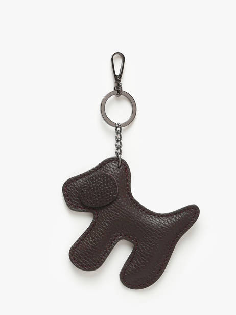 Bijoux De Sac Dog Cuir Milano Marron caviar CA25064