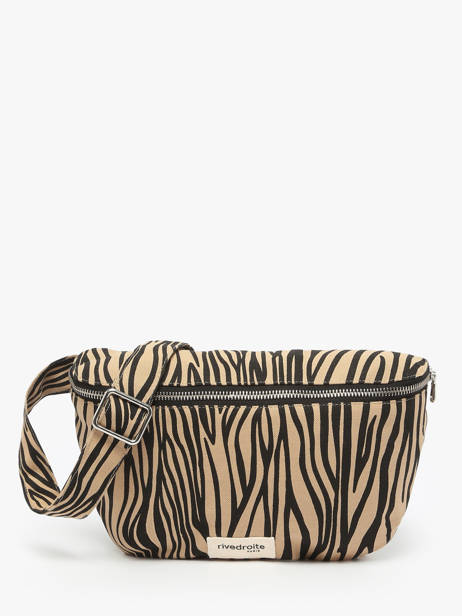 Le Sac Banane Custine Coton Recyclé Rivedroite Bleu wild tribe CUSTIWIL