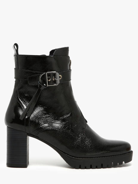 Bottines à Talon Evie En Cuir Dorking Noir women D9163
