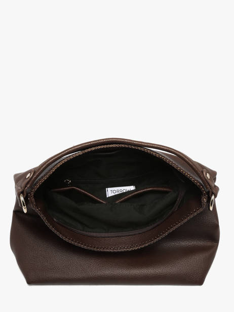 Sac Porté épaule Brodery Polyester Torrow Marron brodery TBRO01 vue secondaire 3
