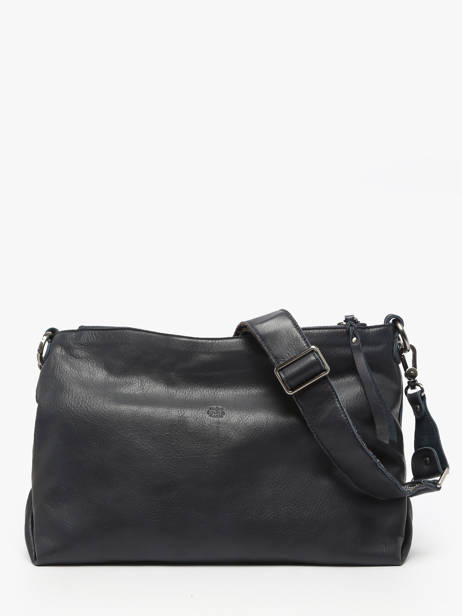 Sac Bandoulière Vintage Cuir Mila louise Bleu vintage 3822VC vue secondaire 4