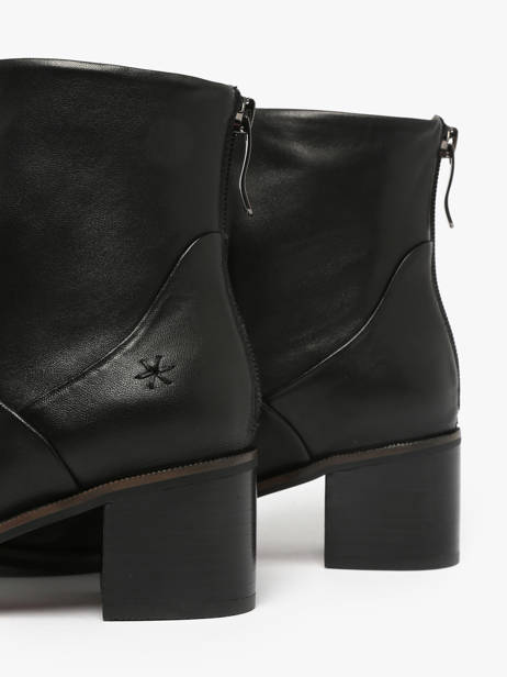 Bottines à Talon En Cuir Mam'zelle Noir women CSIUY50 vue secondaire 3