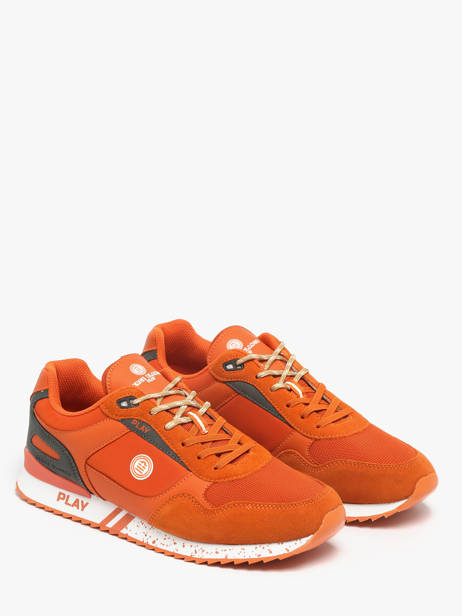 Sneakers Chamonix Serge blanco Orange men CHA1914P vue secondaire 1