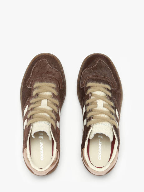 Sneakers En Cuir Coolway Marron women 7623298 vue secondaire 4