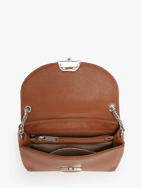 Sac Bandouliere Foulonne Pia Cuir Lancaster Marron pia 60 vue secondaire 3