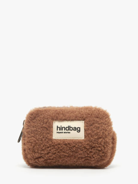 Porte-monnaie Hindbag Marron teddy TE