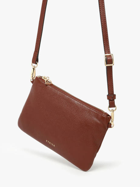 Sac Bandoulière Tradition Cuir Etrier Marron tradition ETRA0141 vue secondaire 2