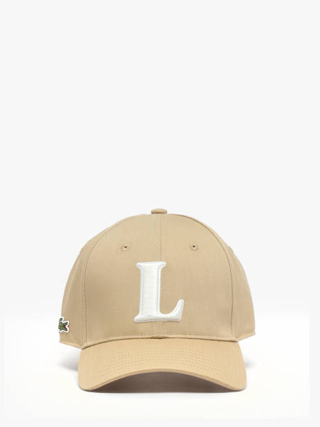 Casquette Lacoste Beige accessoires RK034200