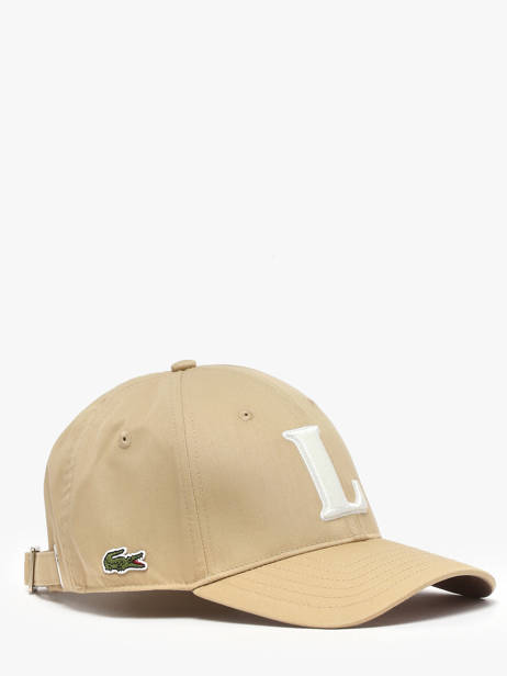 Casquette Lacoste Beige accessoires RK034200 vue secondaire 1