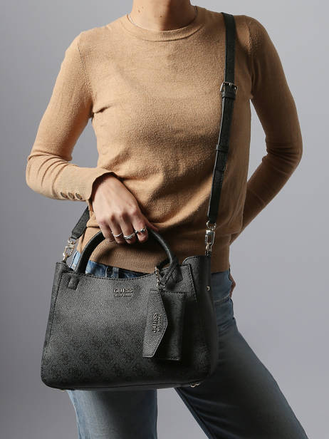 Sac Porté Main Brenton Guess Noir brenton LG964805 vue secondaire 1