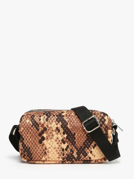 Sac Bandoulière Boa Polyester Recyclé Wouf Marron boa BM250016 vue secondaire 3