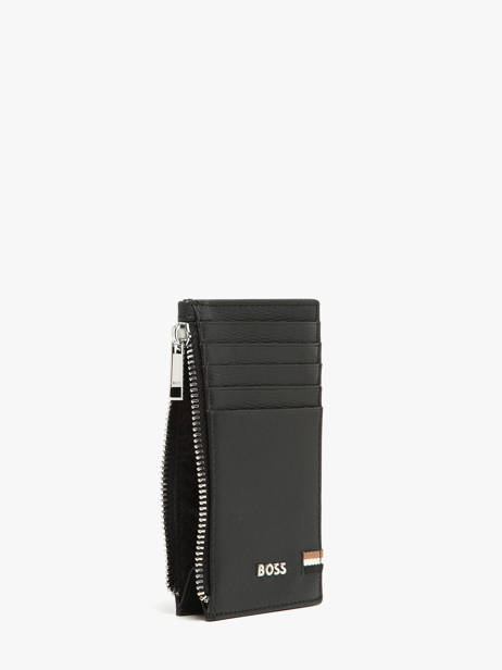 Porte-cartes Cuir Hugo boss Noir iconic HLK521A vue secondaire 1