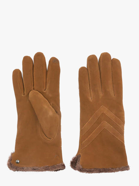 Gants Isotoner Marron women gloves 85159