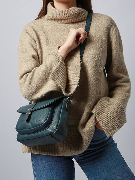 Sac Bandoulière Toscane Hexagona Bleu toscane 579734 vue secondaire 1