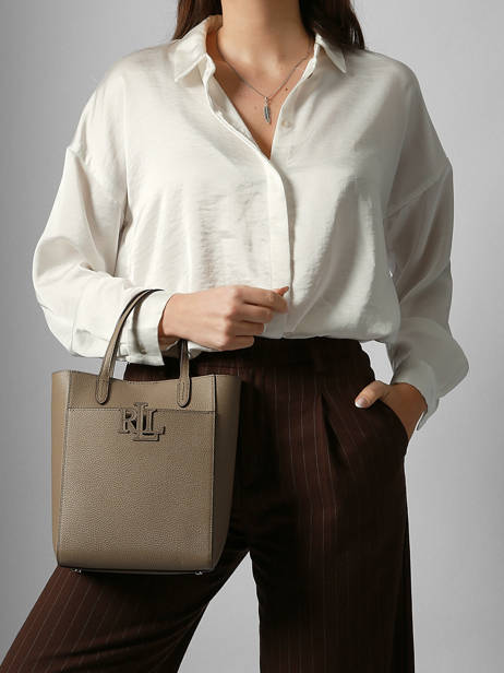 Sac Bandoulière Cameryn Cuir Lauren ralph lauren Marron cameryn 31966760 vue secondaire 1