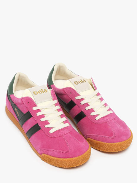 Sneakers Elan En Cuir Gola Rose accessoires CLB538 vue secondaire 1