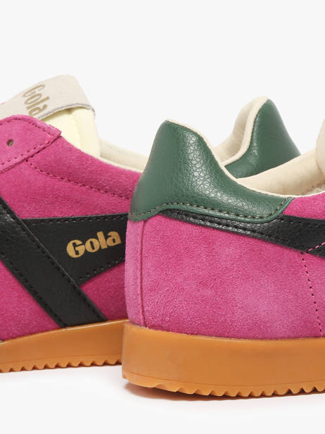 Sneakers Elan En Cuir Gola Rose accessoires CLB538 vue secondaire 2