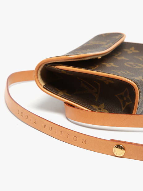 Sac Banane D'occasion Louis Vuitton Florentine Monogrammé Brand connection Marron louis vuitton AAX5645 vue secondaire 2