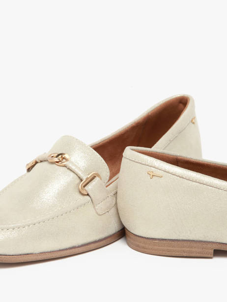 Mocassins En Cuir Tamaris Or accessoires 44 vue secondaire 2