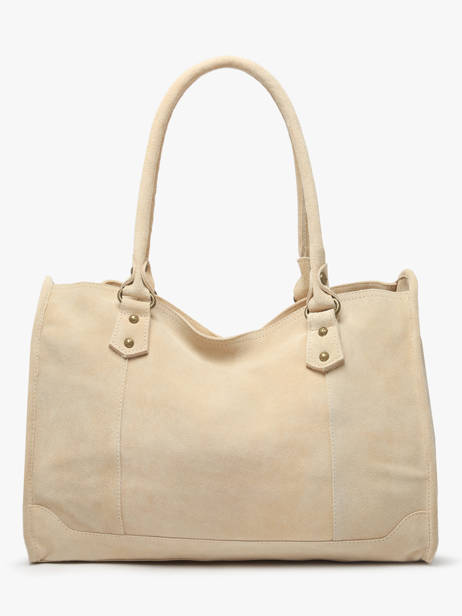 Sac à Main A4 Houston Cuir Basilic pepper Beige houston BHOU31 vue secondaire 4
