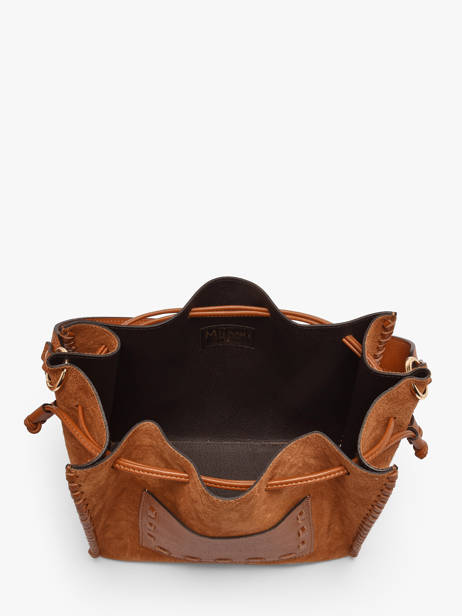 Sac Porté Main Velvet Caviar Cuir Milano Marron velvet caviar VC25113 vue secondaire 3