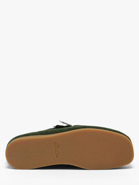Chaussures Derbies En Cuir Clarks Vert men 26186170 vue secondaire 5