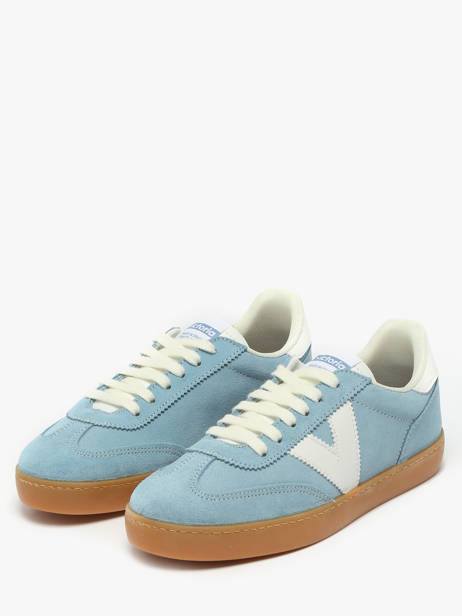 Sneakers En Cuir Victoria Bleu accessoires 1126212 vue secondaire 1