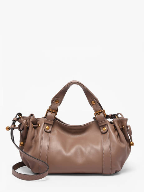 Sac Icone  12h Cuir Gerard darel Marron icone DDS73410