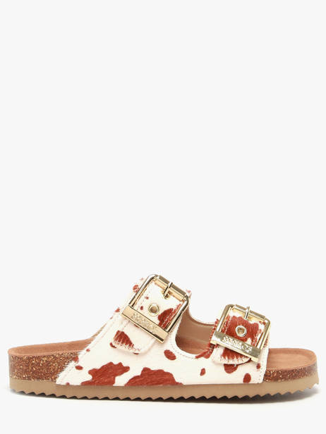 Sandales En Cuir Colors of california Marron accessoires HCBIO502