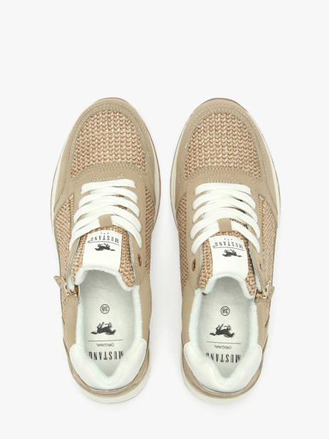 Sneakers Mustang Beige accessoires M0532011 vue secondaire 3
