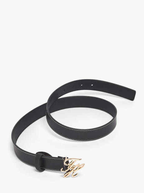 Ceinture Tommy hilfiger Noir belt AW18568 vue secondaire 2