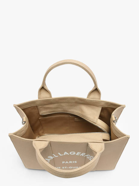 Sac Porté Main Rsg Coton Karl lagerfeld Beige rsg A1W50010 vue secondaire 2